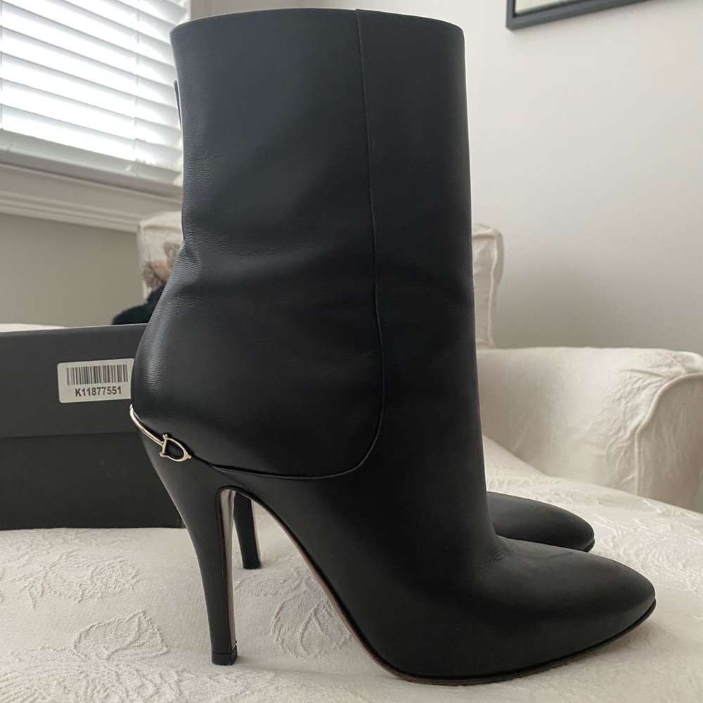 Gucci Leather Booties